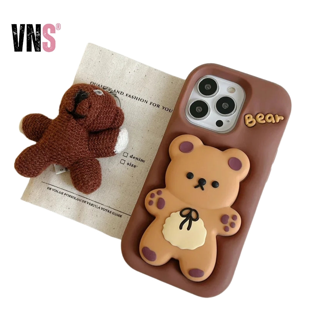 Soft Silicone Cartoon Cute Shockproof Phone Case for IPhone16 15 14  13 ProMax Anti-drop Shockproof Back Cover