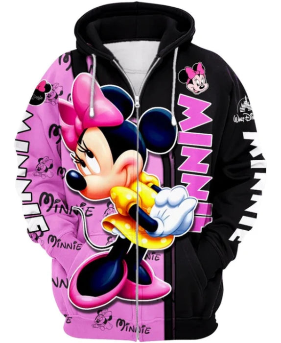 Minnie Mouse Zip Up Hoodie