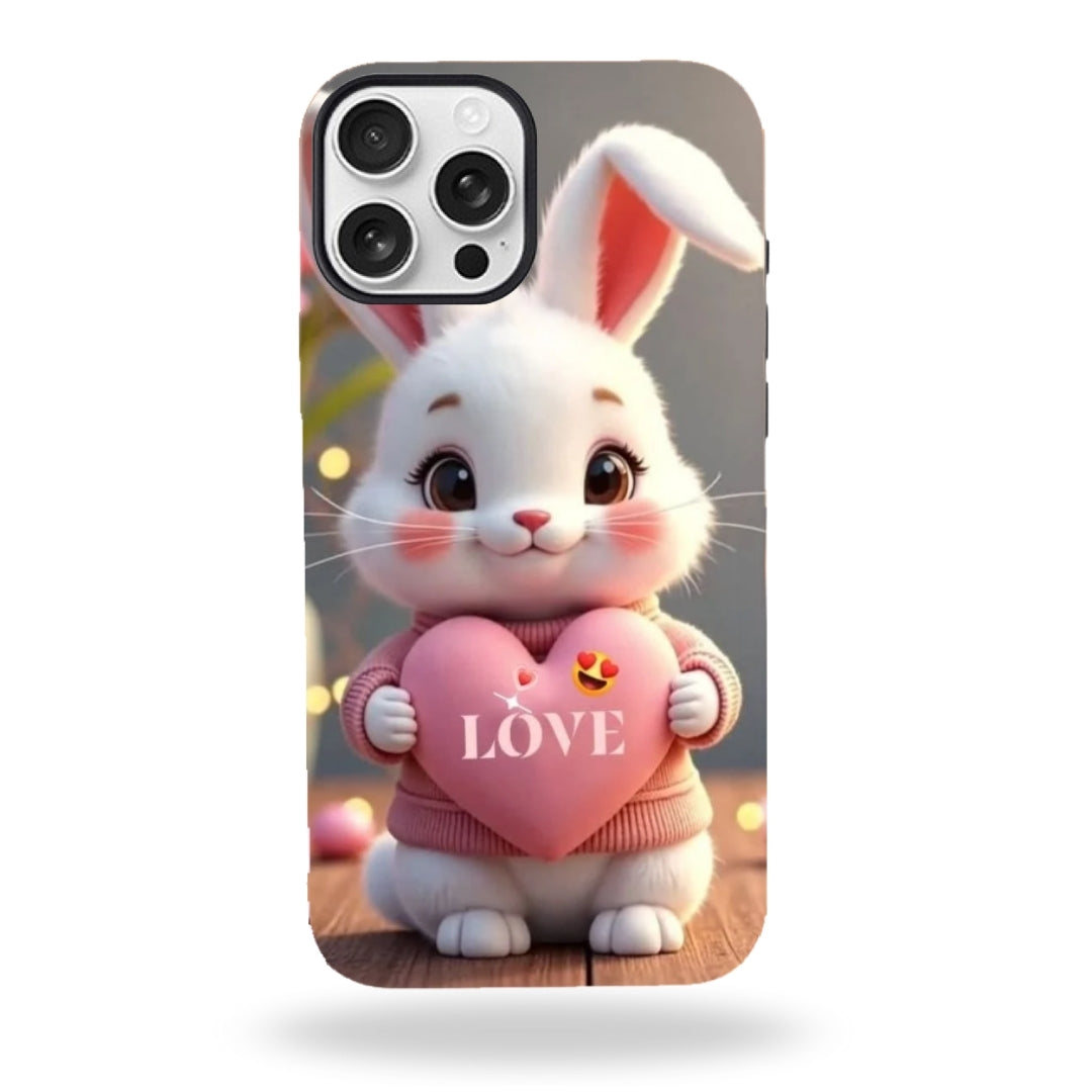 3D Rabbit Iphone Case