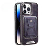 Luxury Leather Phone Case with Wallet and Removable Magnetic Card Holder for Iphone 16 15 14 13 12 Pro Max Plus