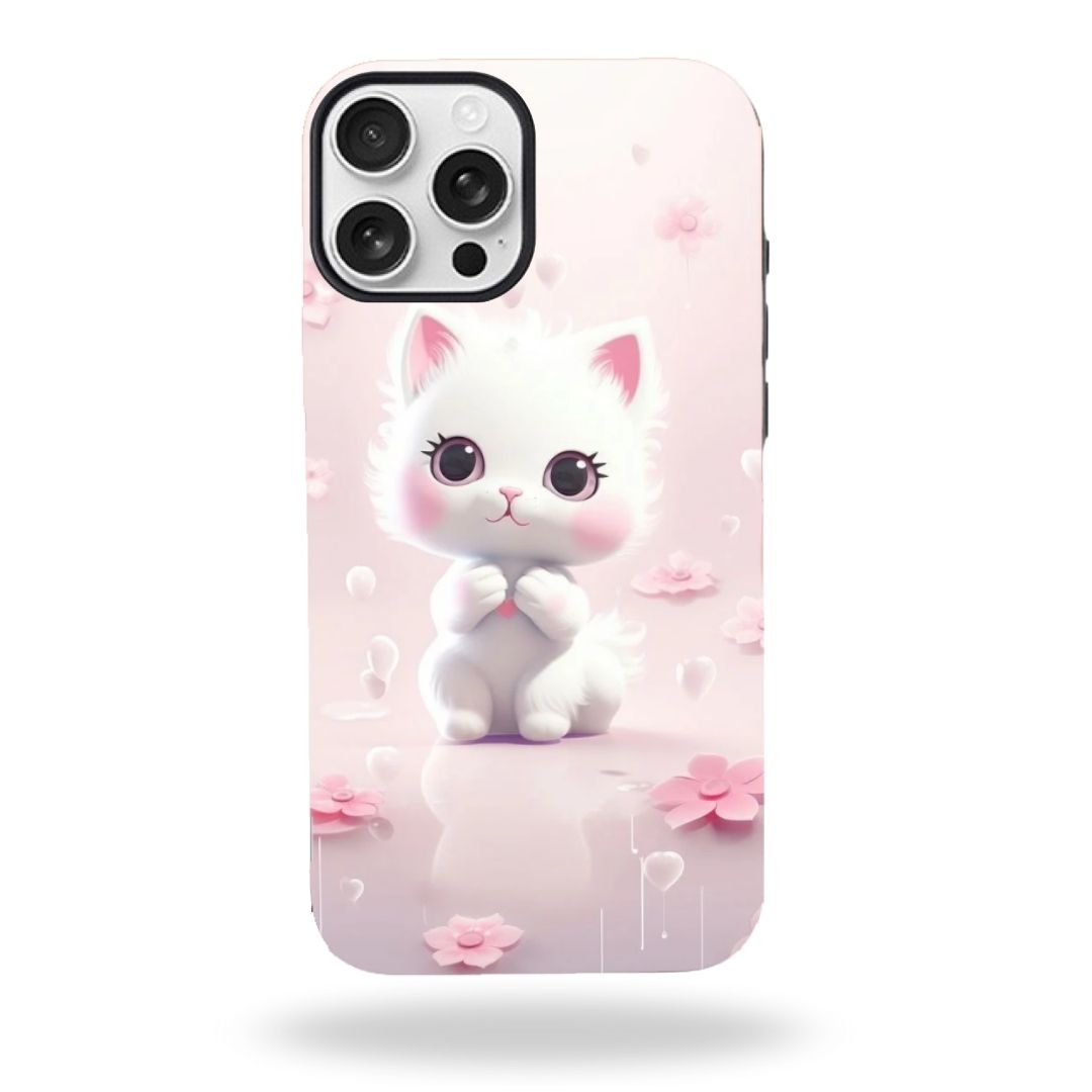 3D Kitty Cat Iphone Case