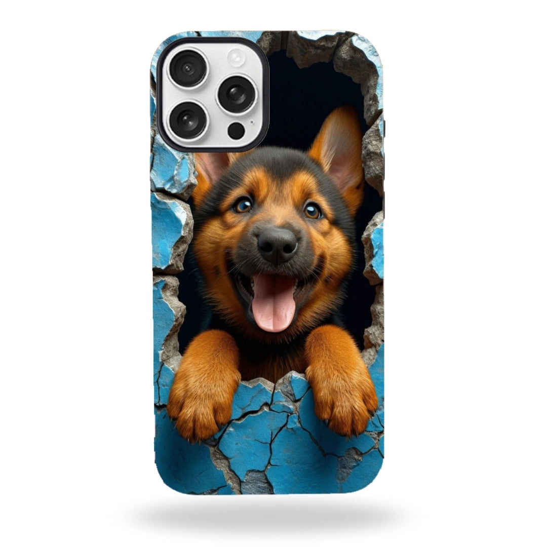 3D Dog Iphone Case
