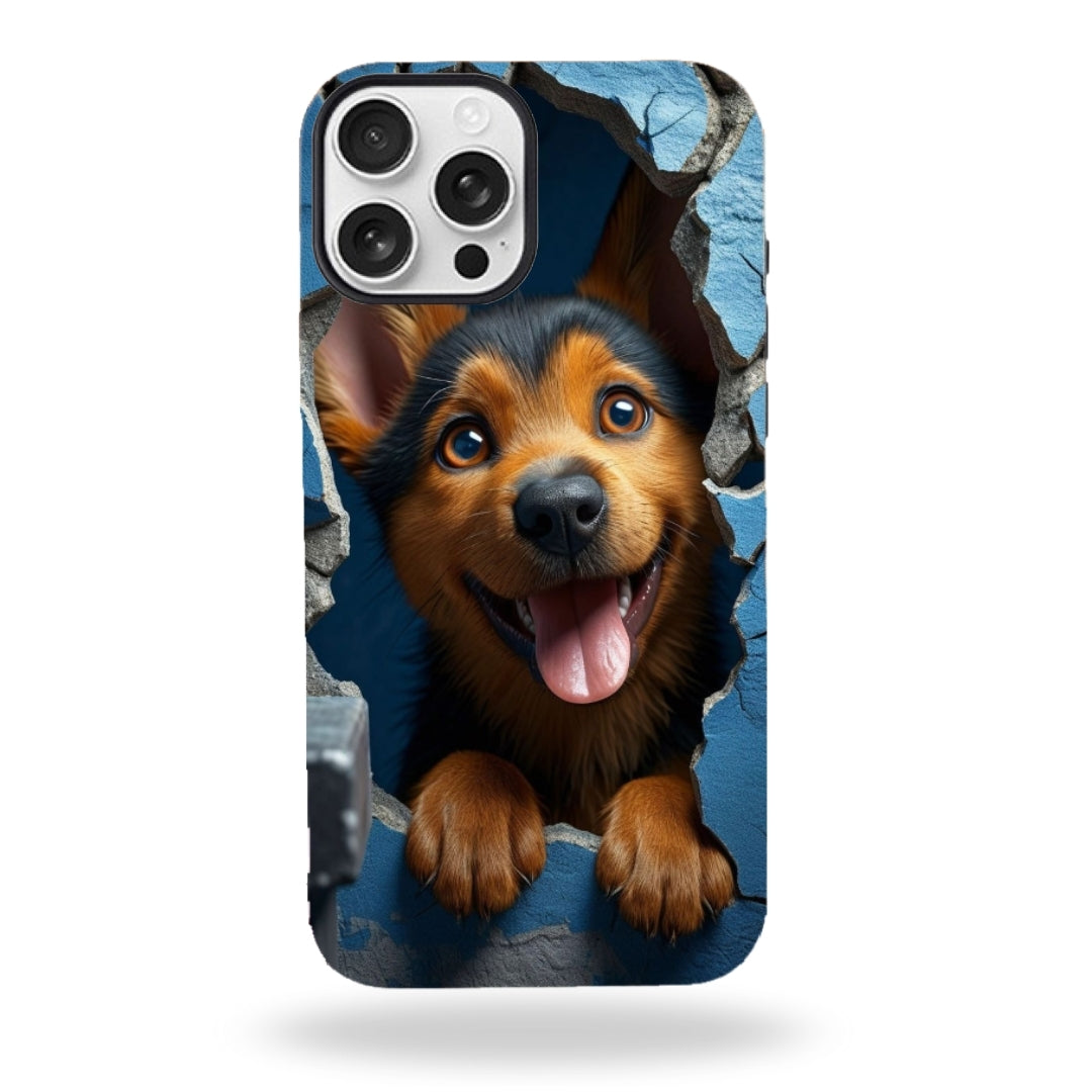 3D Dog Iphone Case