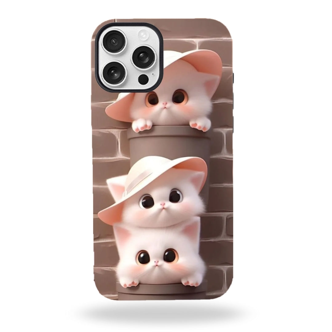 3D Kitty Cat Iphone Case
