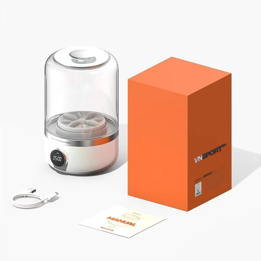 Portable Mini Washing Machine Compact Laundry Washer for Dorms Travel Camping Hotel Apartment Easy Clothes Cleaning