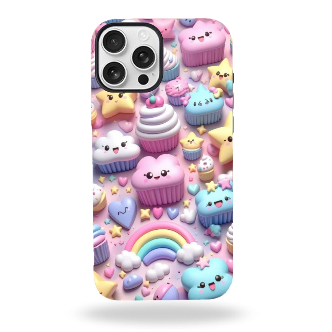 3D Kawaii Wallpaper Iphone Case