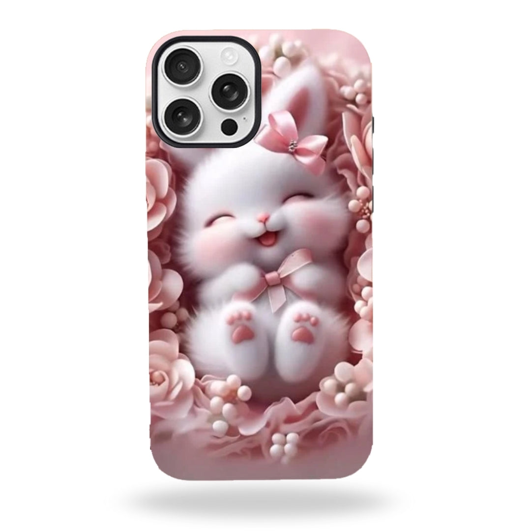 3D Rabbit Iphone Case