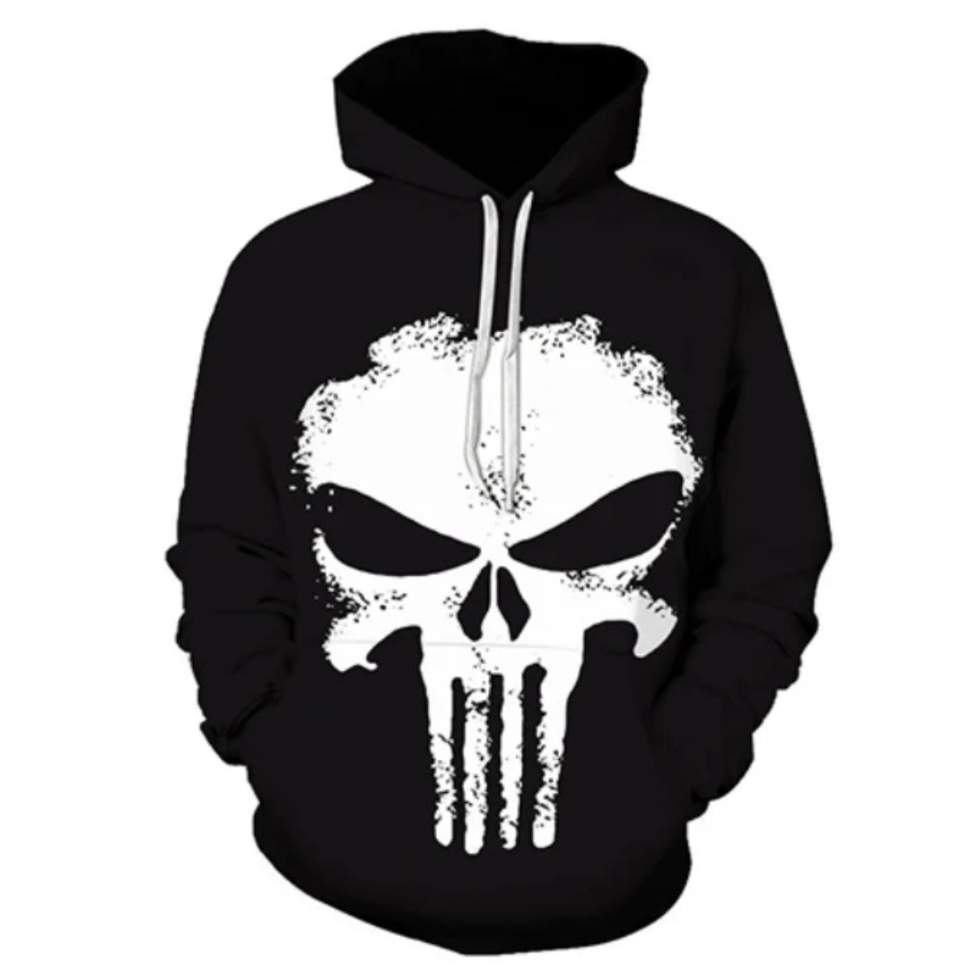 Punisher Skull 3D Hoodie Sweatshirt Pullover