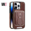 Luxury Leather Phone Case with Wallet and Removable Magnetic Card Holder for Iphone 16 15 14 13 12 Pro Max Plus
