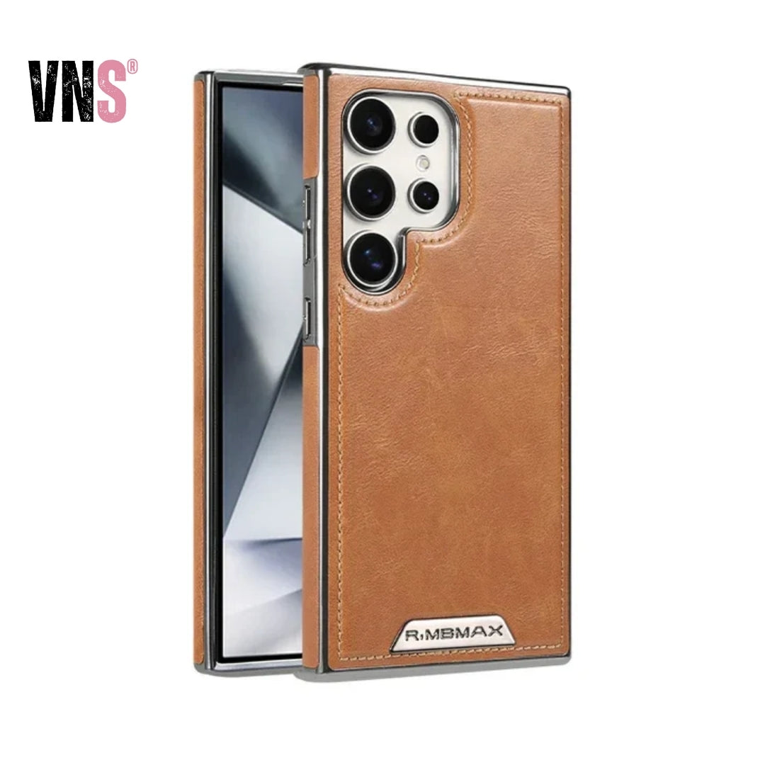 High End Leather Magnetic Phone Case, For Samsung Galaxy S25 S24 S23 Ultra S25 Plus,wireless charging, anti drop protective case