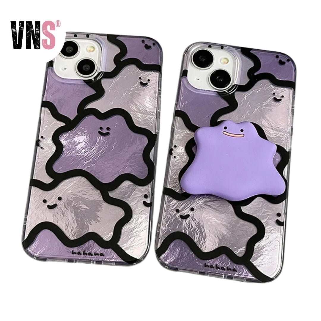 For Samsung Galaxy S21 FE S22 Plus S23 S24 Ultra A50 A31 A21S A51 A20S Ghost Grip Tok Holder Lustre Lining Hard High Phone Case