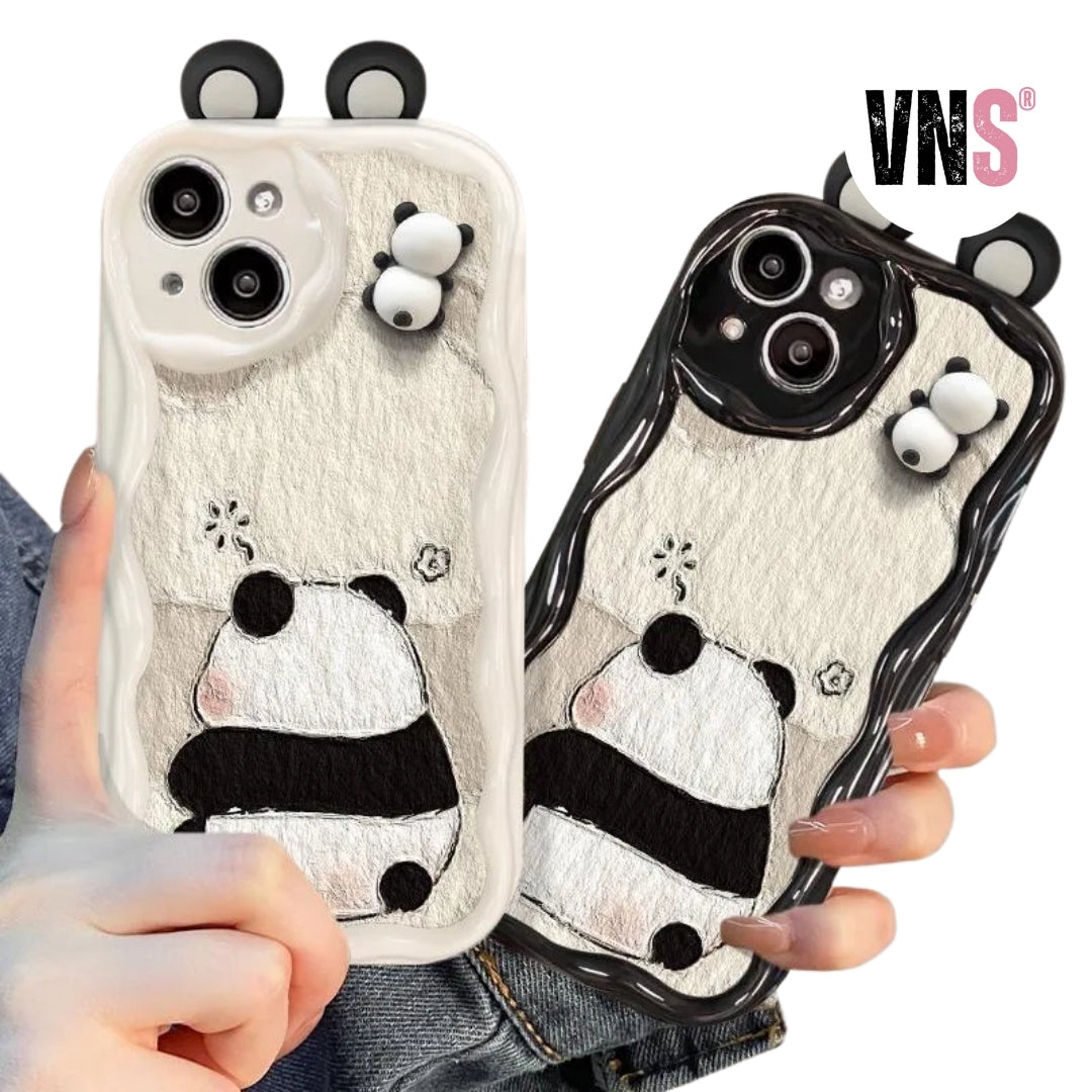Cartoon Ear Wave TPU Soft Phone Back Case For iPhone 15 14 13 Mini 11 12 14 Pro Max X XS Max XR 7 8 Plus SE Capa