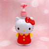 VNSPORT 500ML Hello Cute Kitty Squeeze Bottle Shower Gel Hand Sanitizer Dish Soap Liquid Cute Cartoon Girl Heart High Capacity Bottled