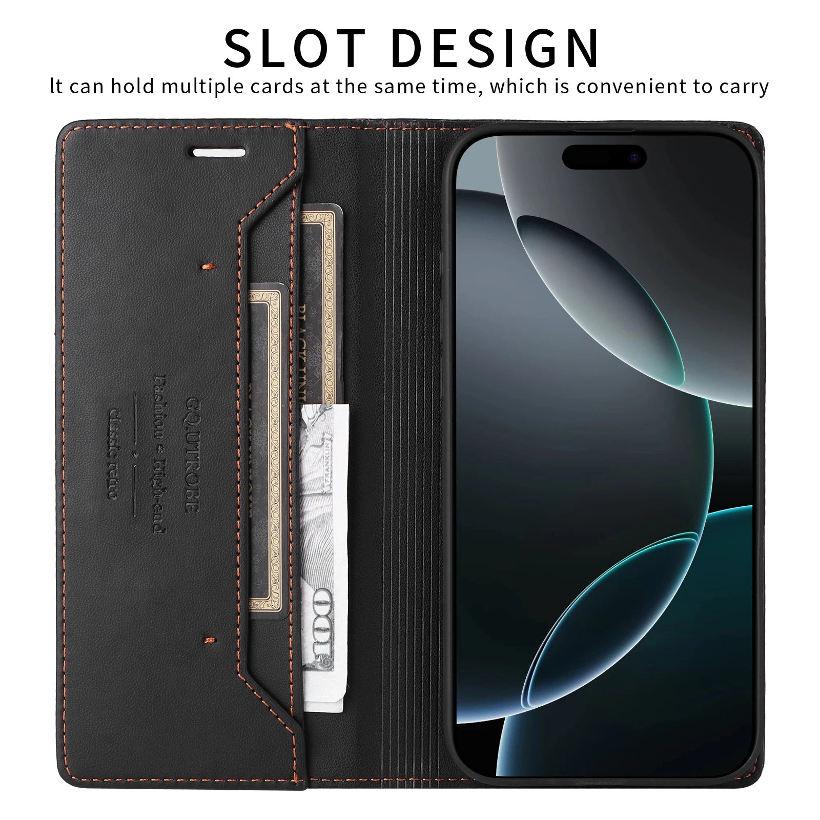 Magnetic Leather Case For iPhone 16 15 14 13 12 11 Pro Max 16 Plus 16e Xs Max SE 2025 Business Flip Wallet Card Solt Cover