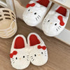 VNSPORT Plush Hello Kitty Slippers