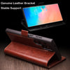 Genuine Leather Phone Case for Samsung S25+ Plus 5G Business Style Fashion Luxury with Card Slots Cover for S25 Ultra 5G