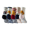 VNSPORT 5 Pairs Women Socks Cartoon Cat Cute Funny Personality Soft Comfortable Chrismas Gift High Quality Cotton Socks For Women