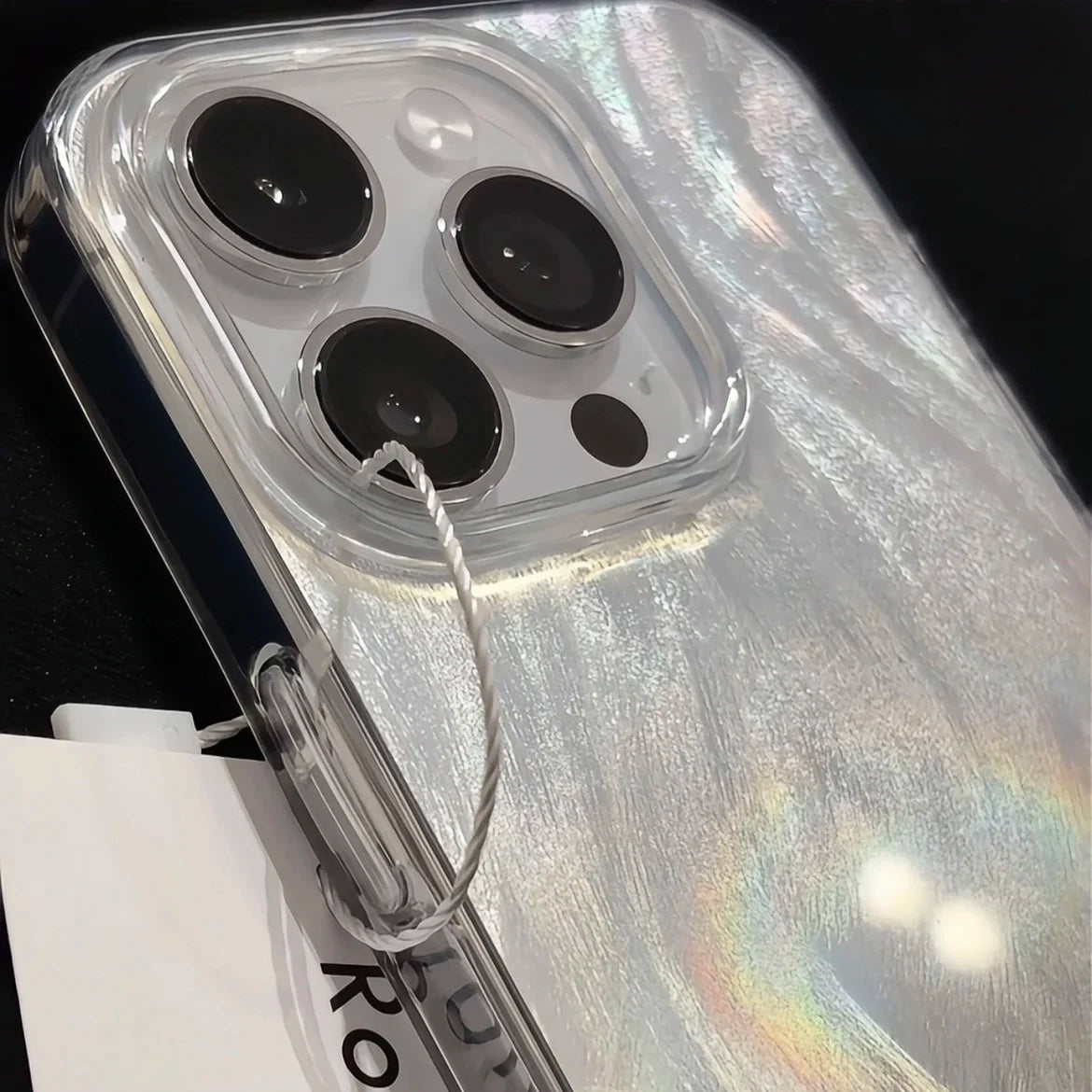 Phone Case Luxury Silver feather laser plating Glitter for IPhone16 12 13 14 15 Pro Max X Mini Simple Fashion Shockproof Cover