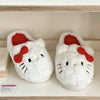 VNSPORT Plush Hello Kitty Slippers