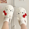 VNSPORT Plush Hello Kitty Slippers