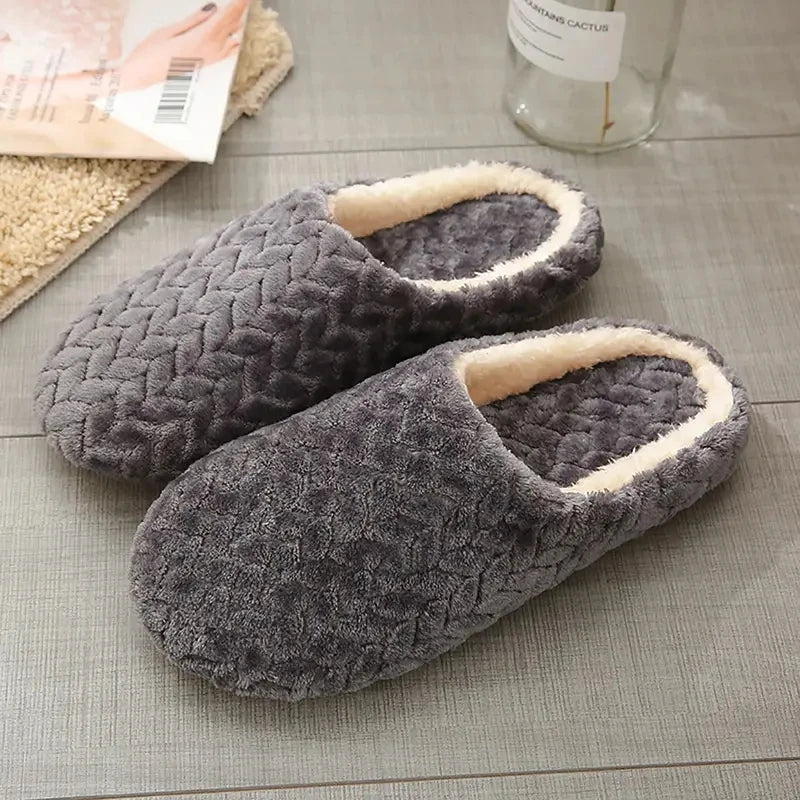 VNSPORT Unisex Fluffy Indoor Slippers