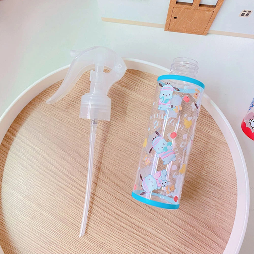 VNSPORT 120ml Kitty Liquid Dispensing Bottle Kawaii Anime Cute Cartoon Cinnamoroll Pom Purin Cosmetic Water Bottl