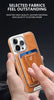 Luxury Leather Phone Case with Wallet and Removable Magnetic Card Holder for Iphone 16 15 14 13 12 Pro Max Plus