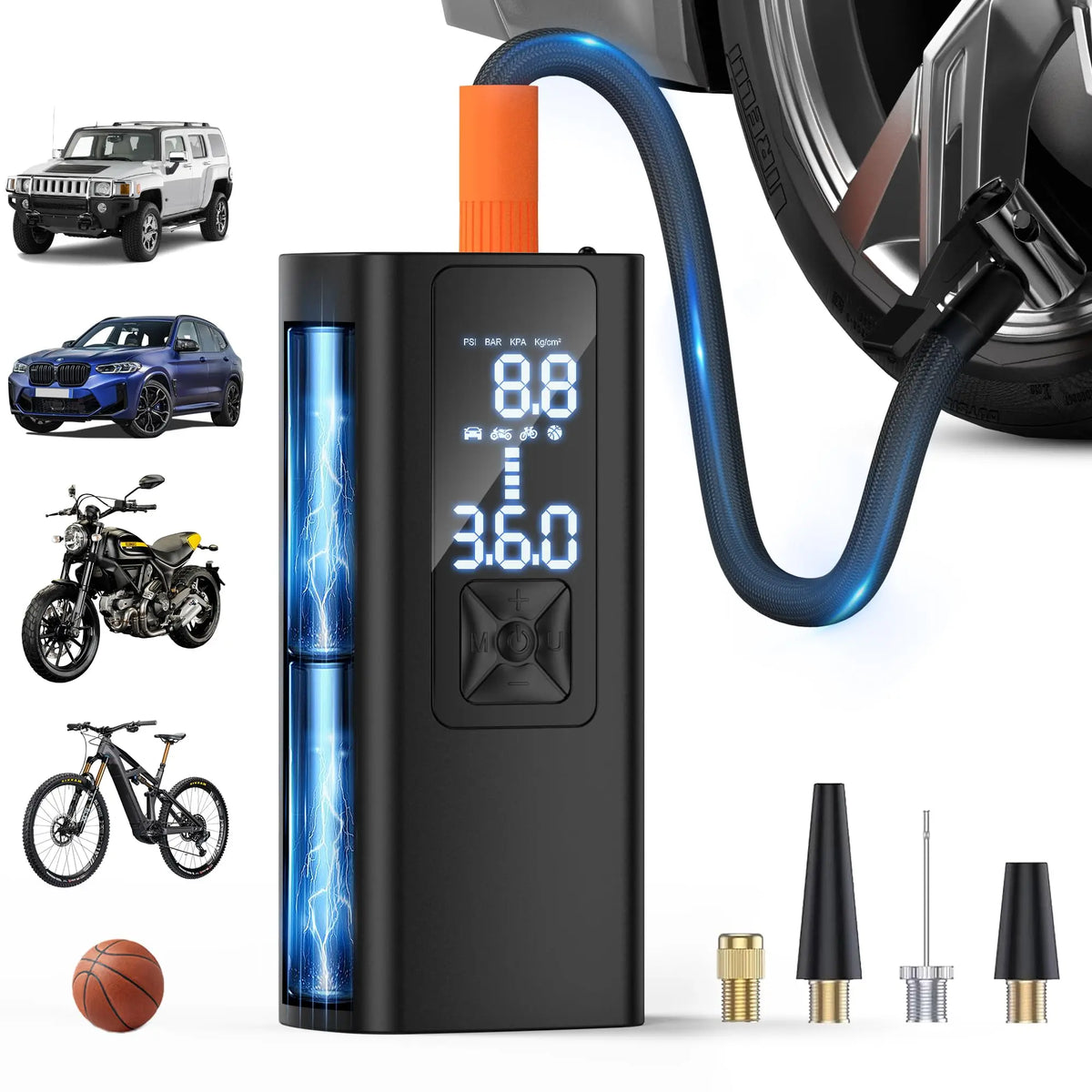 Wireless Inflatable Pump Wireless Air Pump - Portable Tire Inflator | VNSPORT