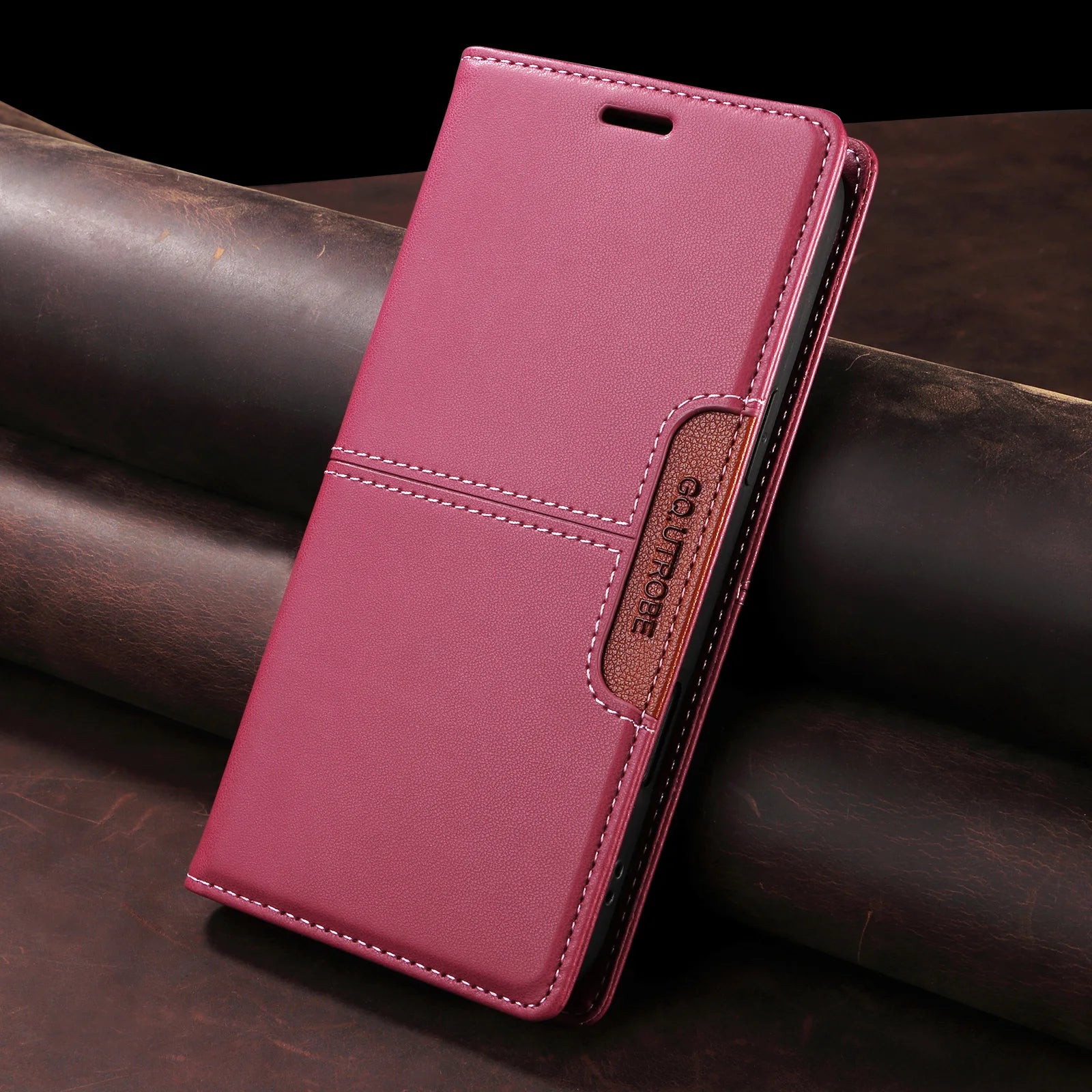 Magnetic Leather Case For iPhone 16 15 14 13 12 11 Pro Max 16 Plus 16e Xs Max SE 2025 Business Flip Wallet Card Solt Cover