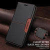 Magnetic Leather Case For iPhone 16 15 14 13 12 11 Pro Max 16 Plus 16e Xs Max SE 2025 Business Flip Wallet Card Solt Cover