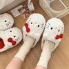 VNSPORT Plush Hello Kitty Slippers