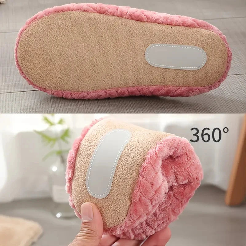 VNSPORT Unisex Fluffy Indoor Slippers