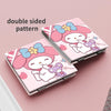 VNSPORT My Melody Hello Kitty Portable Small Mirror Desktop Student Folding Mirror Cosmetic Mirror Girls Gift