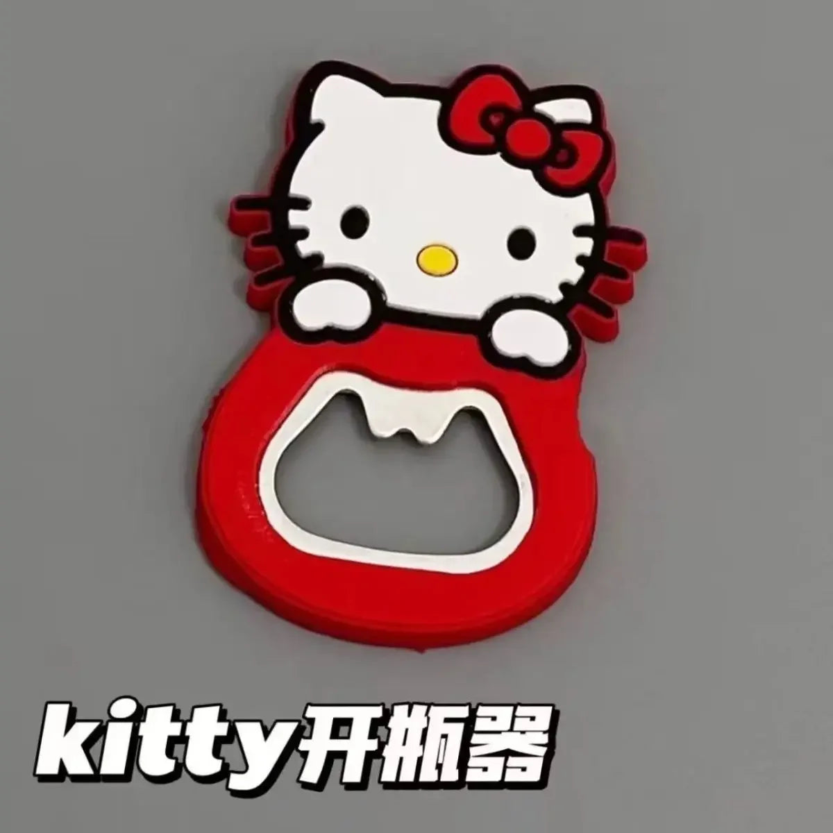 VNSPORT Hello Kitty My Melody Stitch Animation Cartoon Silicone Beer Bottle Opener Creative Kawaii Cute Refrigerator Magnet Wholesale