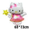 VNSPORT Hello Kawaii Kitty Balloons Happy Birthday Party Decoration Balloon Foil Balloon Set Room Decor Girls Gift Party Supplies