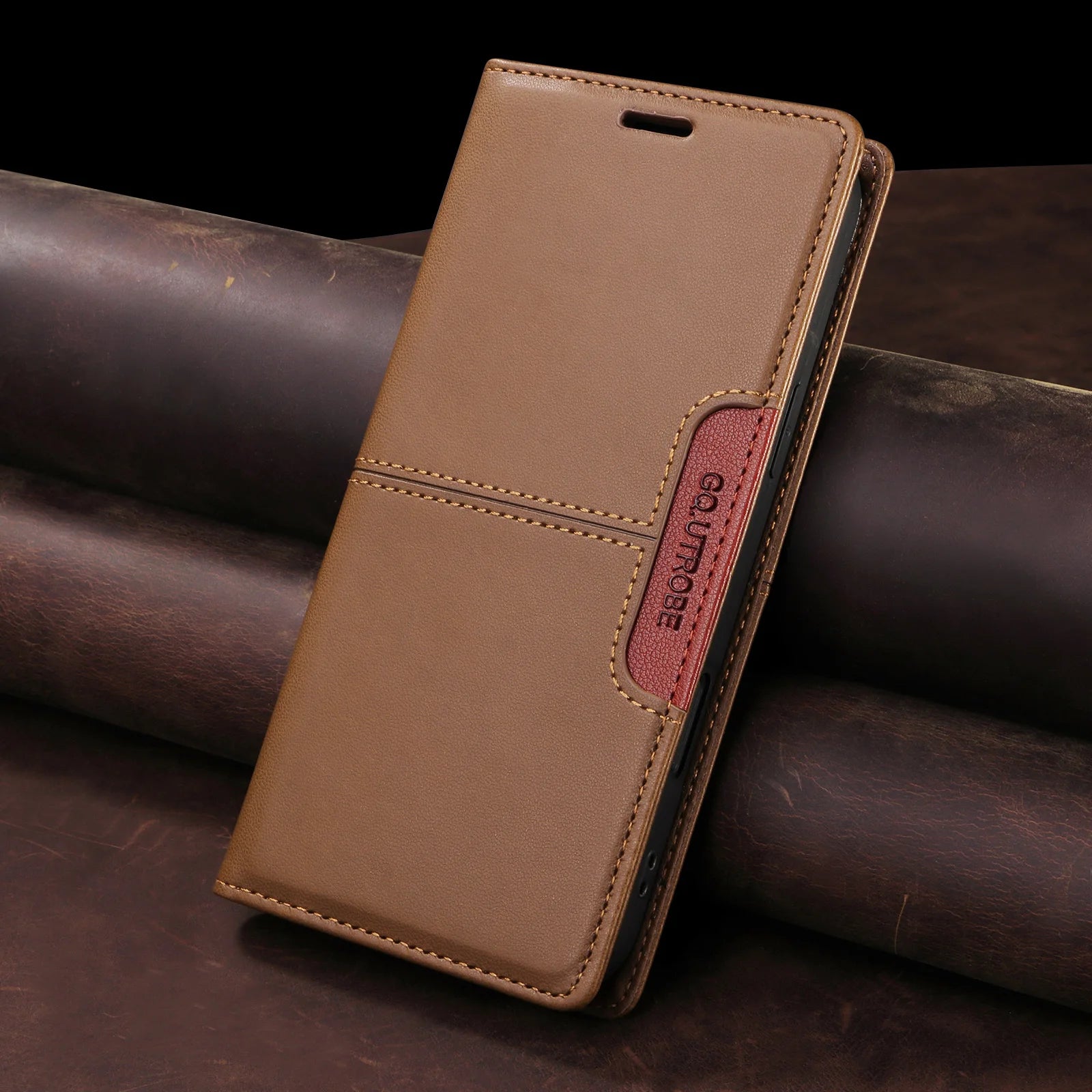 Magnetic Leather Case For iPhone 16 15 14 13 12 11 Pro Max 16 Plus 16e Xs Max SE 2025 Business Flip Wallet Card Solt Cover