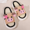 VNSPORT Lovely Milk Cow Indoor Slippers for Women