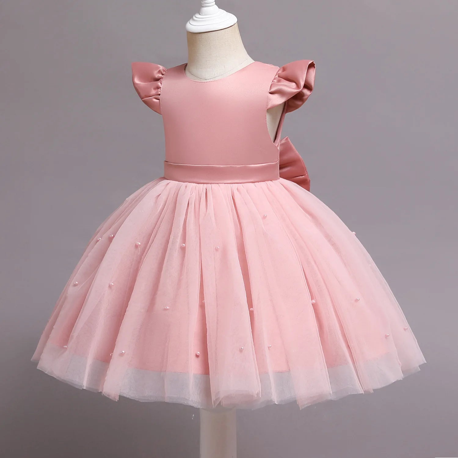 VNSPORT Hello Kitty Summer Girls Lace Dresses Tulle Tutu Princess Dresses Wedding Gown Party Wear Clothes Sleeveless birthday dress