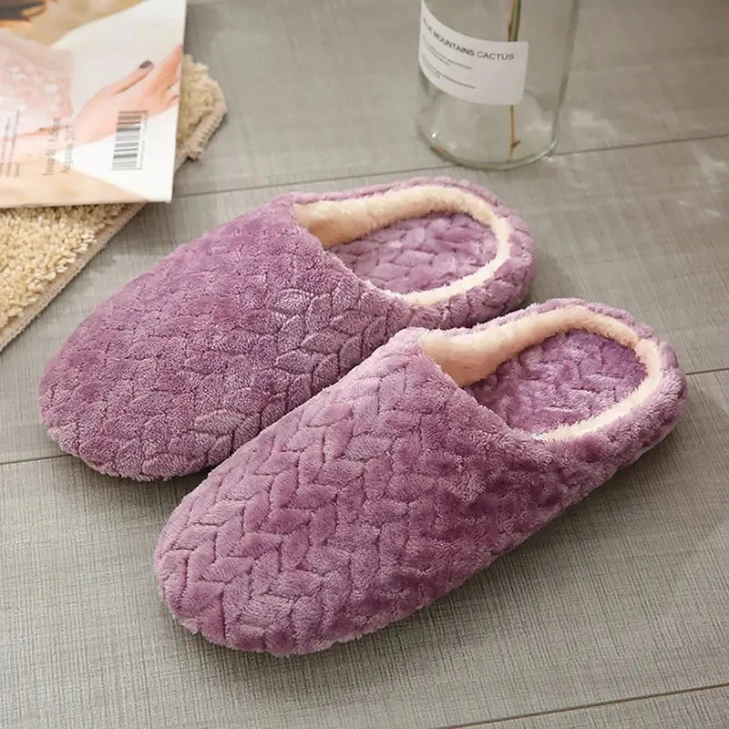 VNSPORT Unisex Fluffy Indoor Slippers