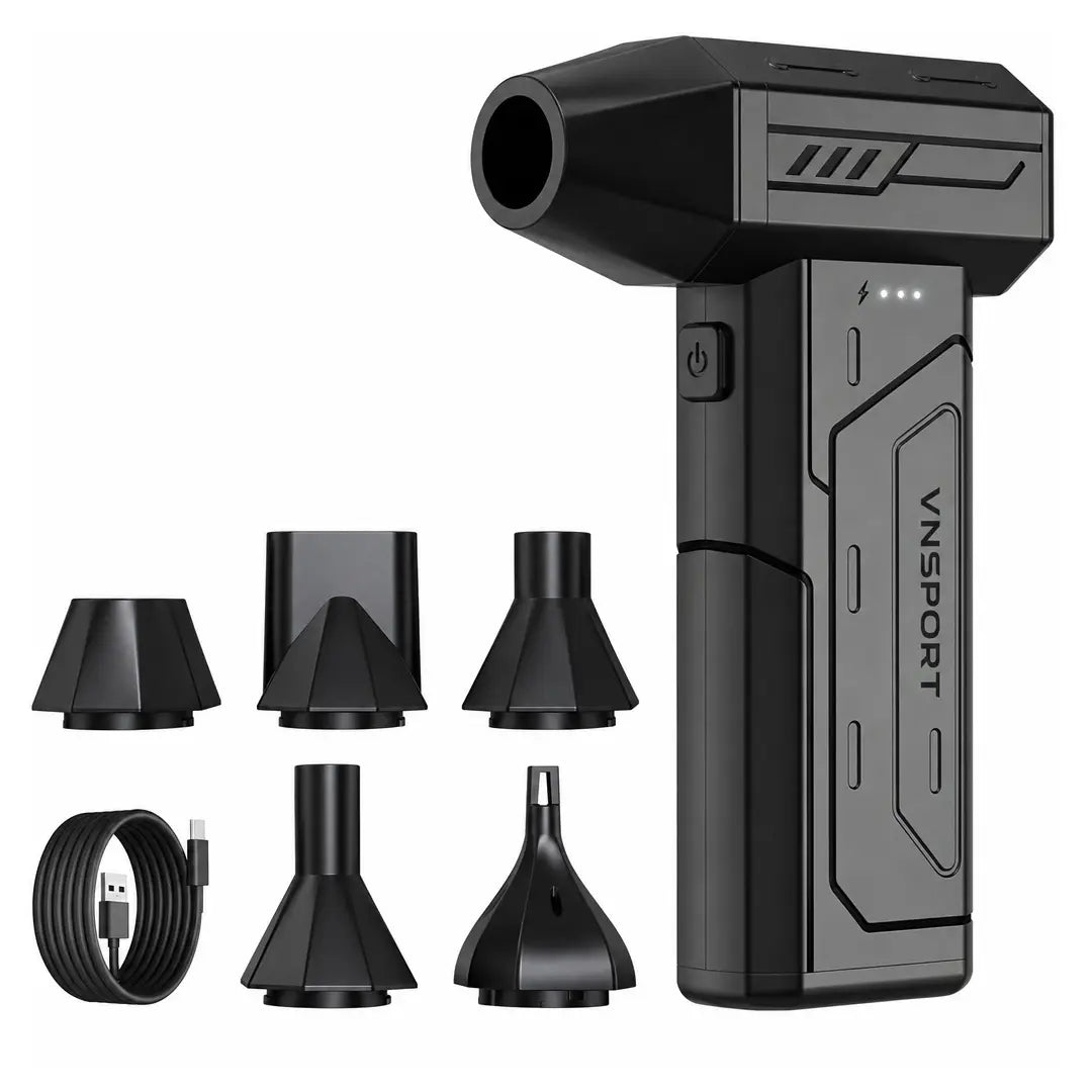 Upgraded Vnsport Compressed Air Duster 130000RPM Super Power Cordless Air Duster