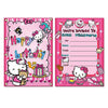 VNSPORT 20 Packs Hello Kitty Cat Invitation Cards for Kids